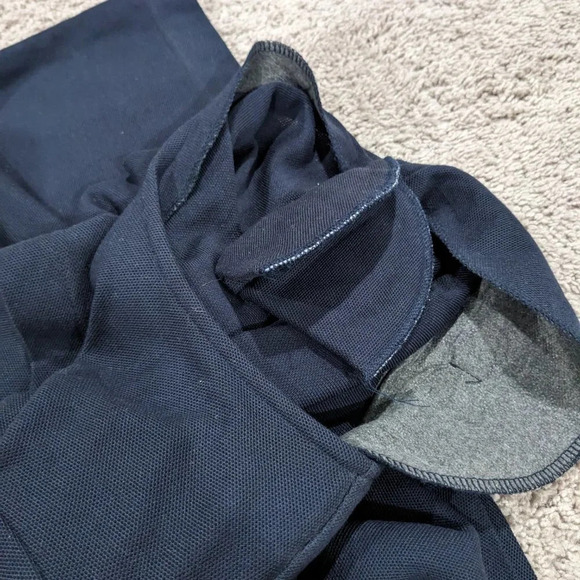 Talbots Tencel Black Short Sleeve Pique Knit Dress Size Medium - Picture 5 of 8